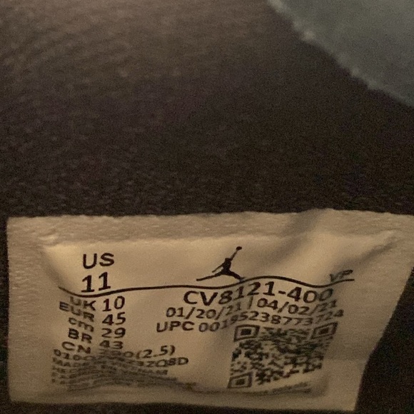 NIKE Air Jordan Delta 2 Coast Cerulean CV8121-400 Men’s Sneakers Size 11 US - Picture 4 of 10